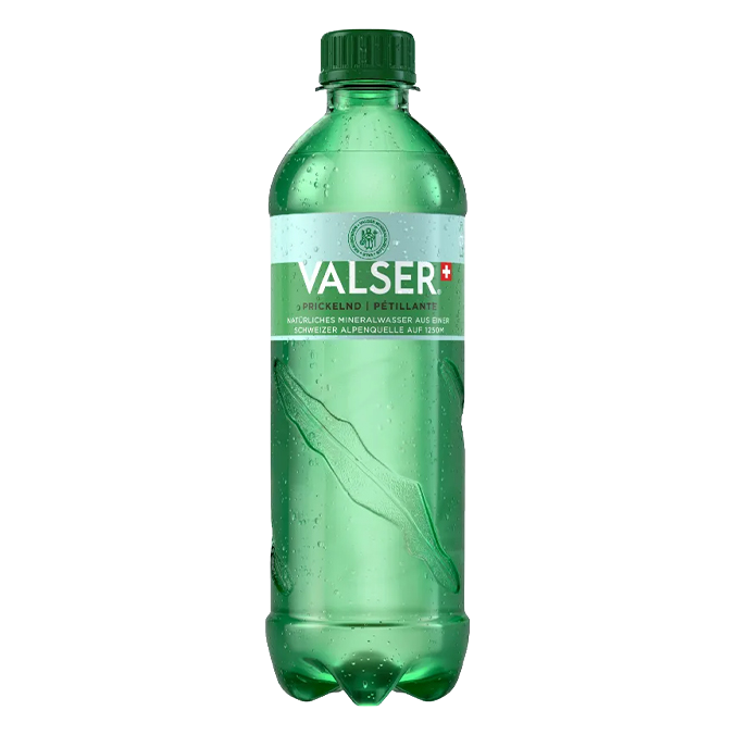Mineral mit Kohlensäure 0,5l Valser